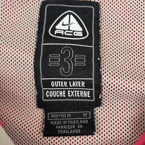 Nike ACG 3 Outer Layer Windbreaker Jacket Women’s M(8-10) Mesh Lined Hooded - Picture 6 of 11